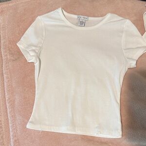 White Short Sleeve Top